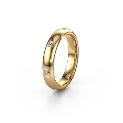 Alliance WH0105L34BP 585 or jaune diamant synthétique ±4x2 mm