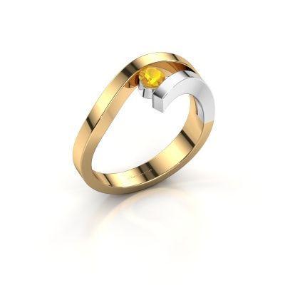 Ring Evalyn 1 585 goud citrien 3.7 mm