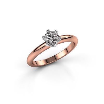 Engagement ring Tiffy 1 585 rose gold lab grown diamond 0.50 crt