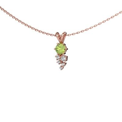 Pendant Royce 585 rose gold peridot 4 mm