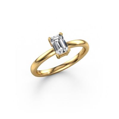 Engagement ring Denita 1 EME 585 gold lab grown diamond 0.70 crt