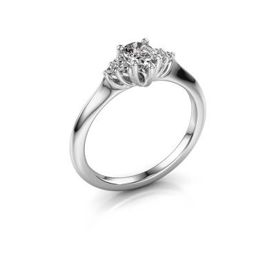 Engagement ring Felipa per 585 white gold diamond 0.529 crt