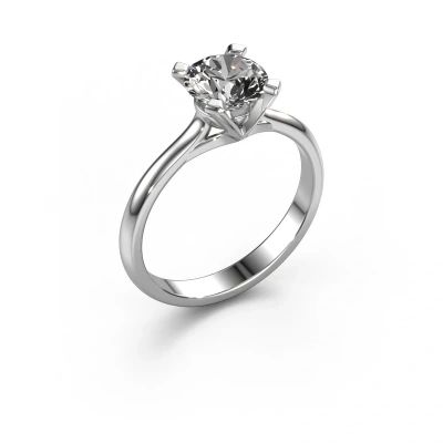 Verlovingsring Isa 1 585 witgoud diamant 1.00 crt