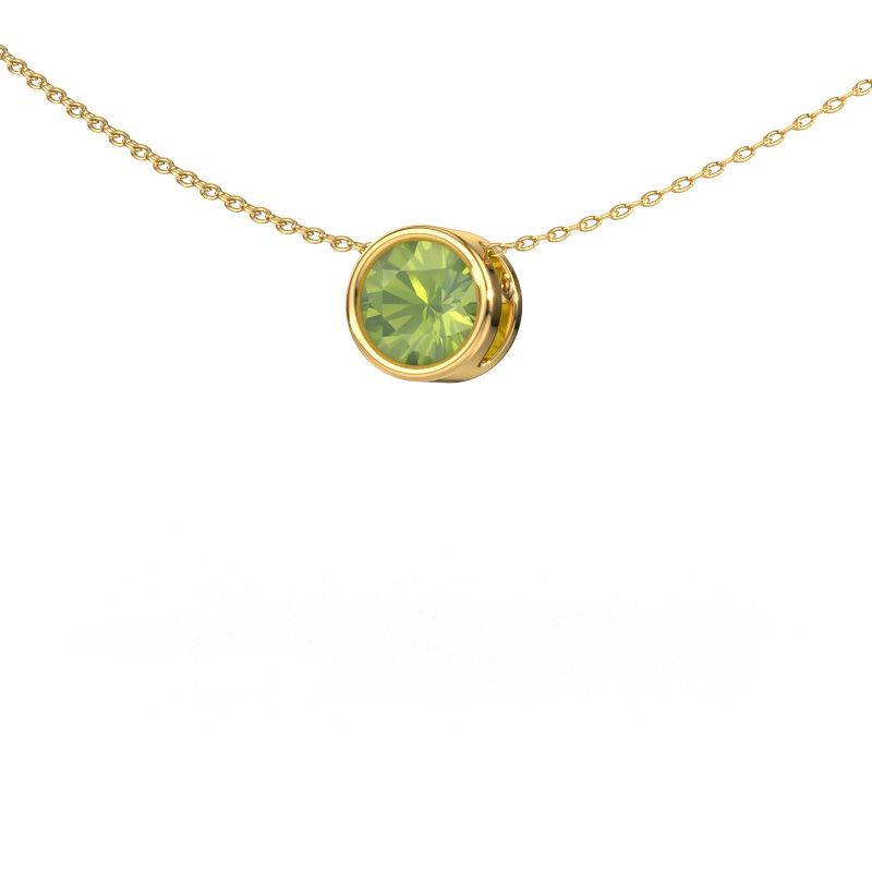 Anhänger Lavon RND 585 Gold Peridot 6.5 mm