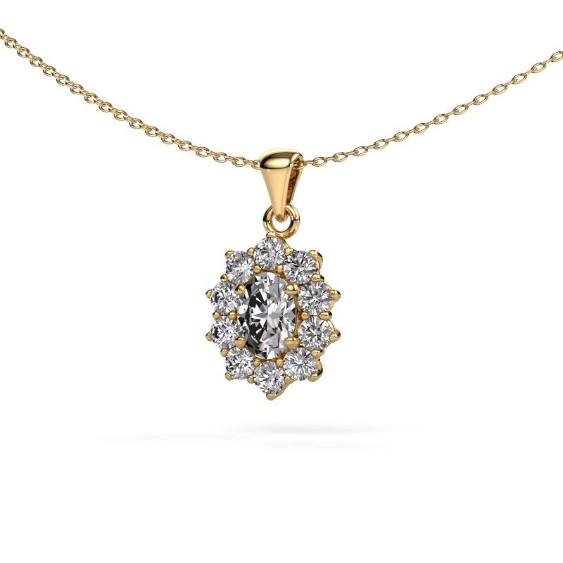 Hanger Leesa 585 goud lab-grown diamant 1.50 crt