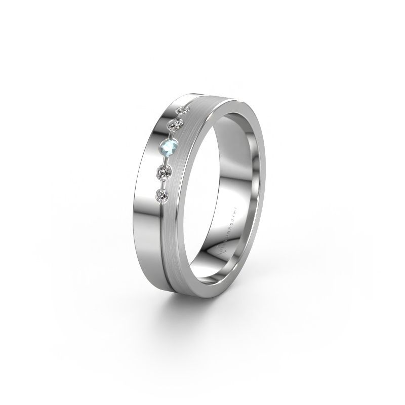 Alliance WH0924L15APM 950 platine aigue-marine ±5x1.7 mm