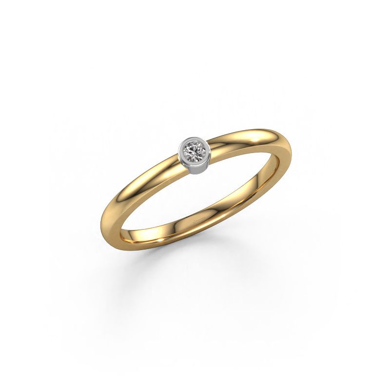 Ring Ise 1 585 Gold Diamant 0.03 crt