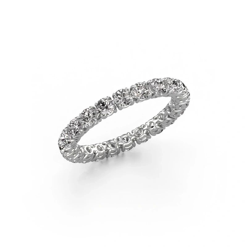 Ring Vivienne 2.7 585 witgoud lab-grown diamant 1.68 crt