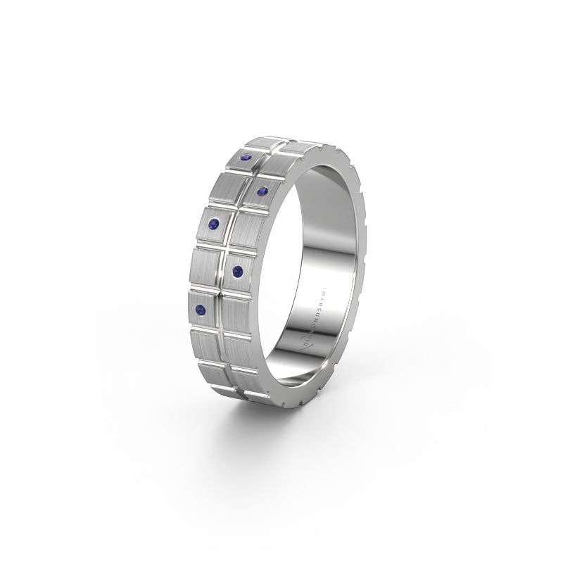 Friendship ring WH2011L 950 platinum sapphire ±5 x 1.8 mm
