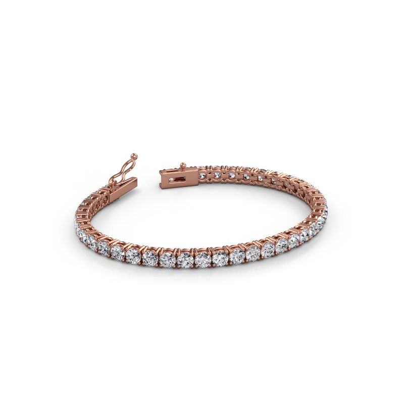 Tennis bracelet Shirley 4.0 diamond 585 rose gold 9.50 crt