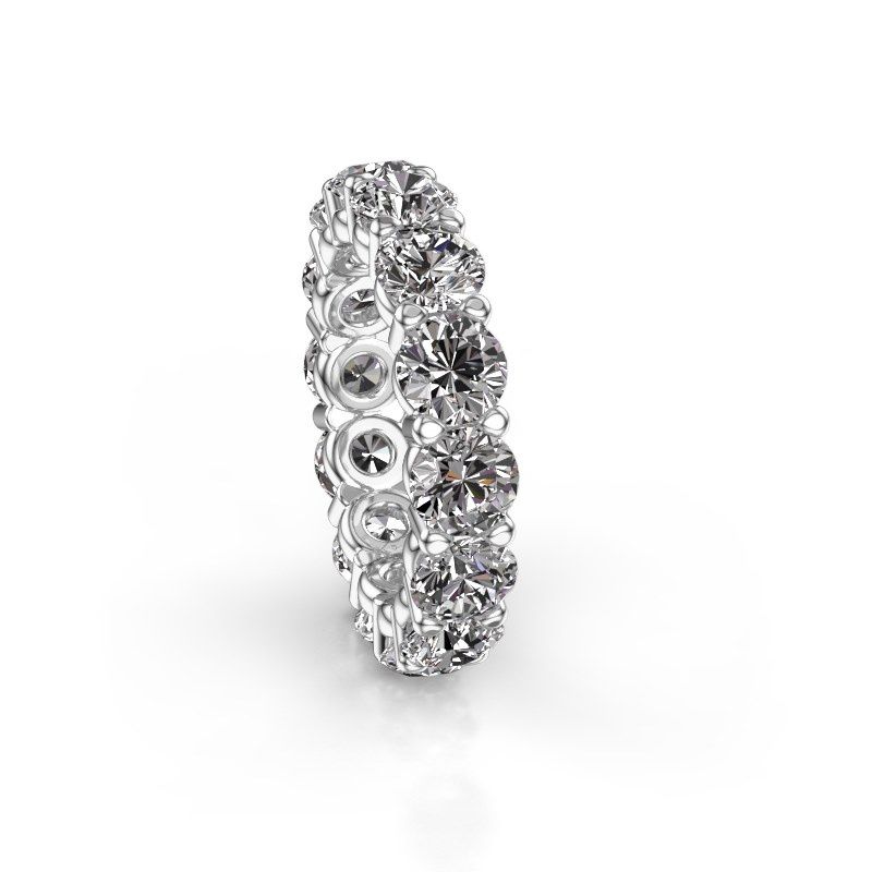 Bild von Ring heddy rnd 5.0<br/>950 Platin<br/>Zirkonia 5 mm