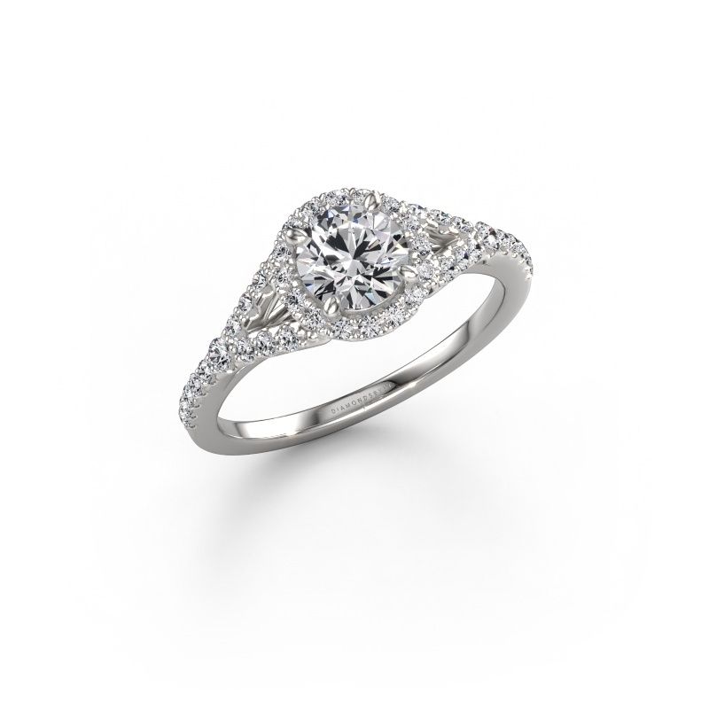 Verlobungsring Kimber RND 585 Weißgold Lab-grown Diamant 0.922 crt