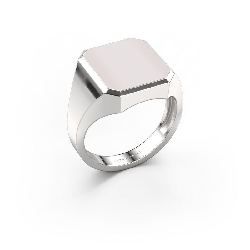 Siegelring Lars 3 light 950 Platin Rot Lagenstein 14x12 mm