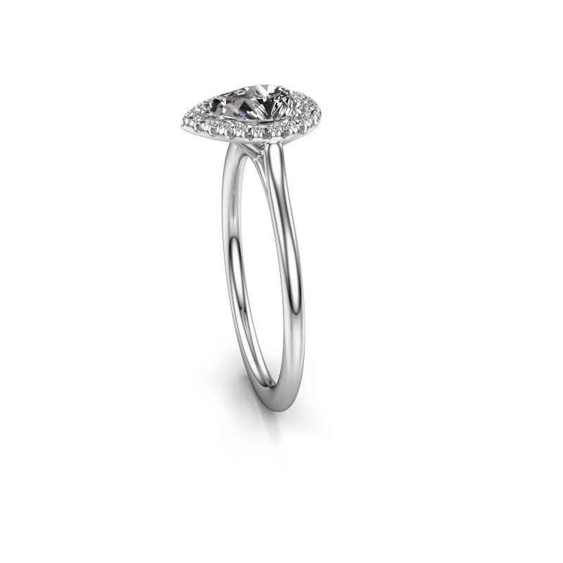 Image of Engagement ring seline per 1<br/>950 platinum<br/>Lab-grown diamond 0.75 crt
