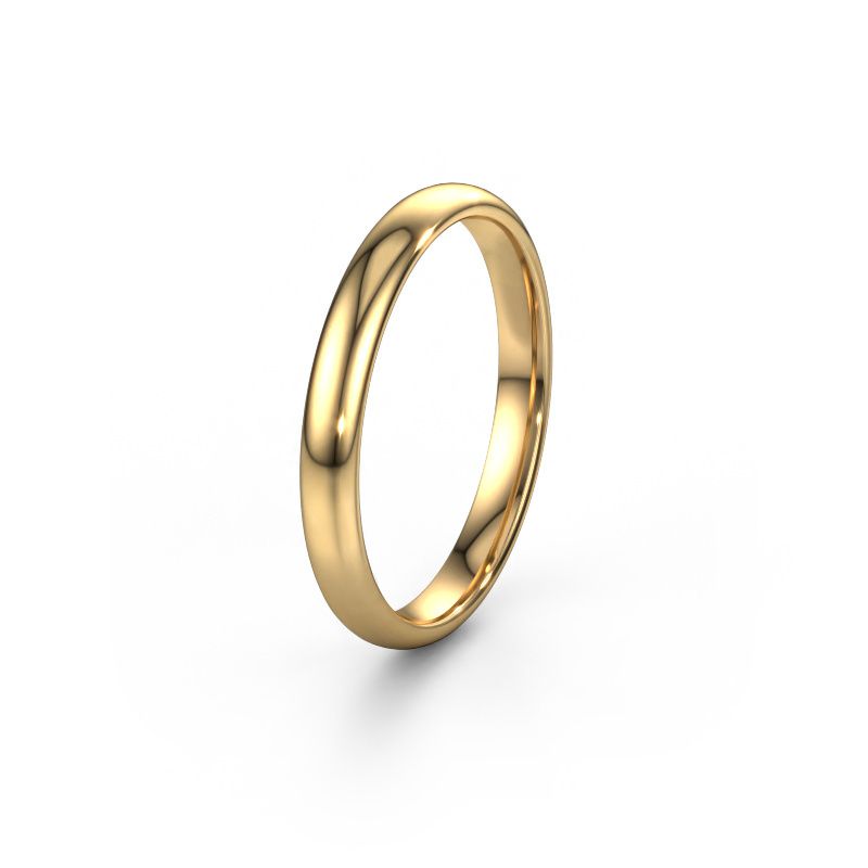 Wedding ring WH0100M33AP 585 gold ±0.12x0.07 in