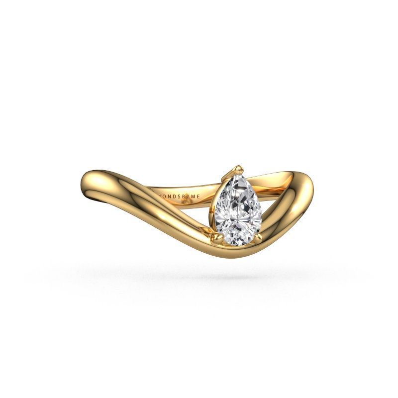 Engagement ring Femke PER 585 gold lab-grown diamond 0.45 crt