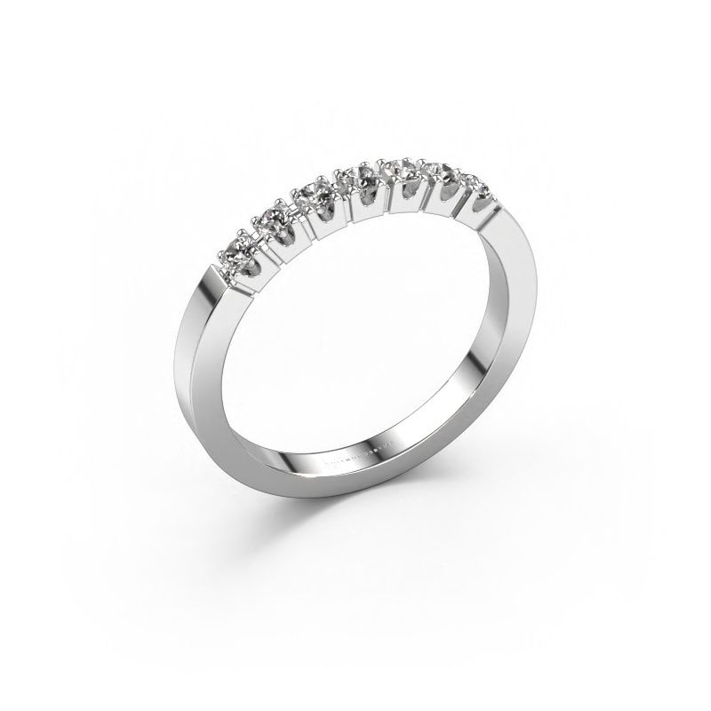 Ring Dana 7 585 witgoud diamant 0.70 crt