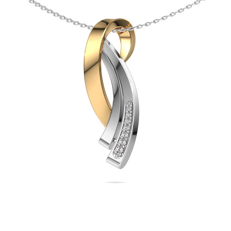 Pendant Lida 585 gold lab-grown diamond 0.064 crt