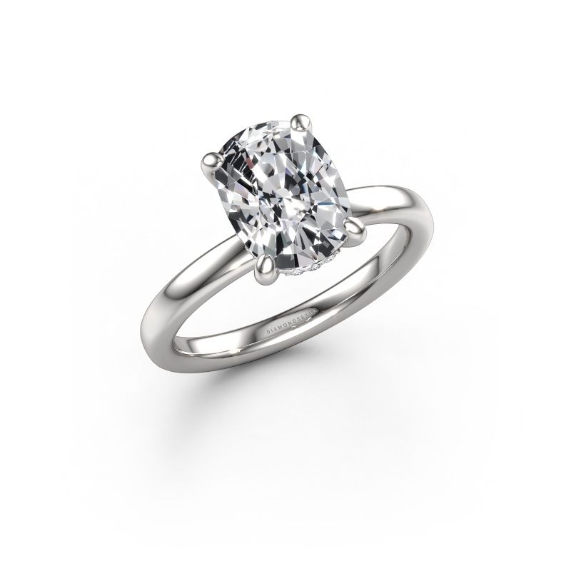 Engagement ring Simone CSH 2 585 white gold lab grown diamond 2.50 crt