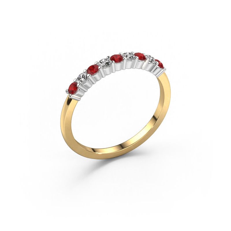 Ring Yasmin 9 585 Gold Rubin 2.4 mm