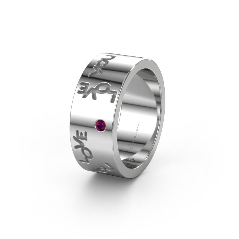 Wedding ring Namering 5 950 platinum ±8x1.8 mm
