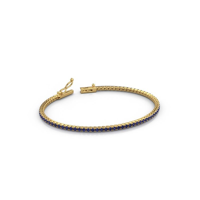 Tennis bracelet Shirley 1.8 585 sapphire gold 1.8 mm
