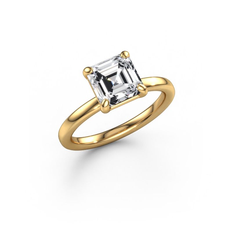 Engagement ring Simone ASC 1 585 gold lab grown diamond 2.00 crt