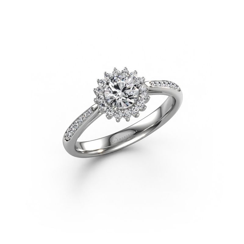 Engagement ring Tilly RND 2 express 585 white gold zirconia 5 mm