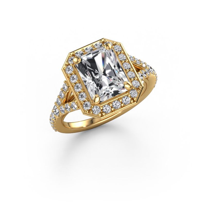 Engagement ring Pamela RAD 585 gold diamond 3.12 crt