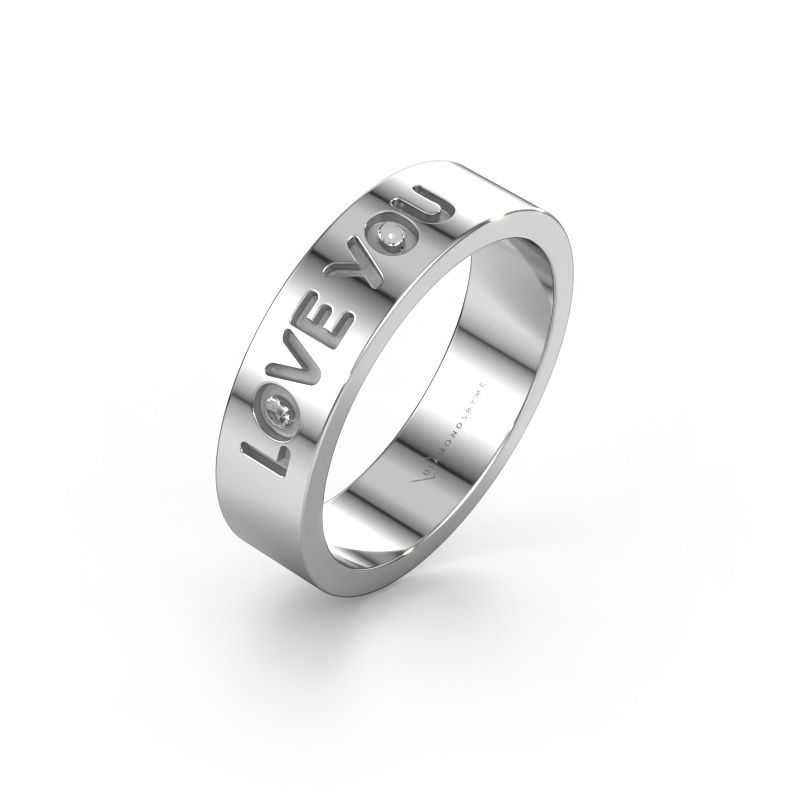 Wedding ring Namering 4 950 platinum ±0.24x0.07 in