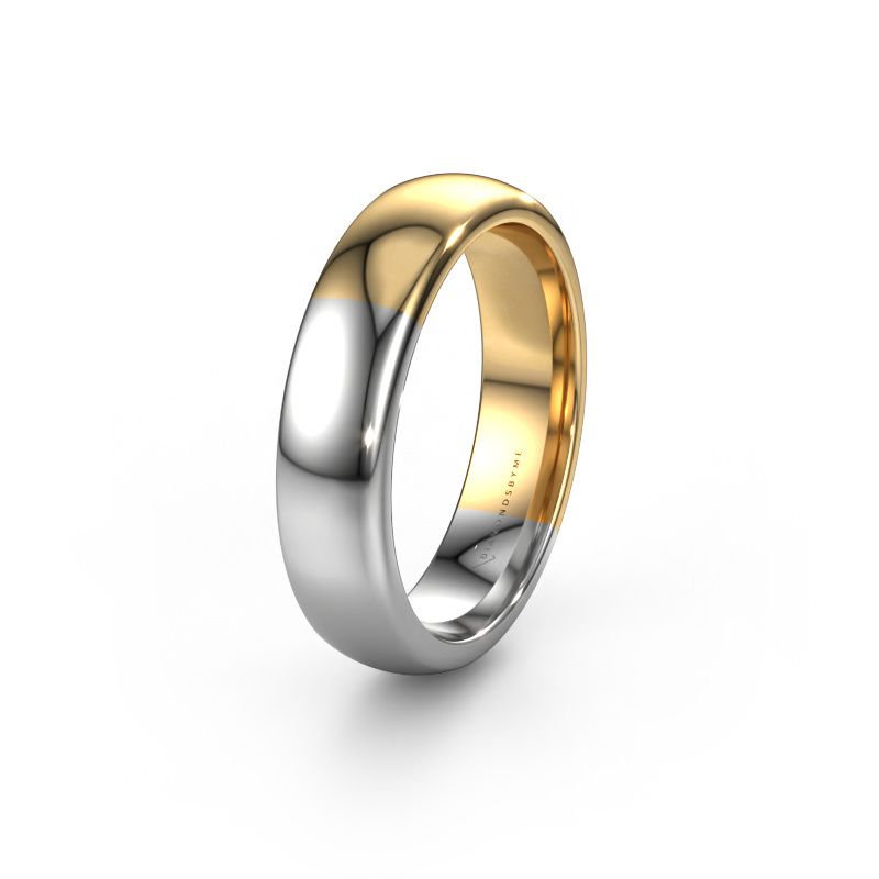 Wedding ring WH1003M26C 585 gold ±0.24x0.09in