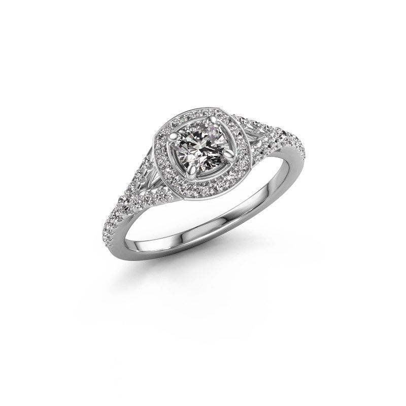 Afbeelding van Verlovingsring Pamela CUS 925 zilver diamant 0.767 crt