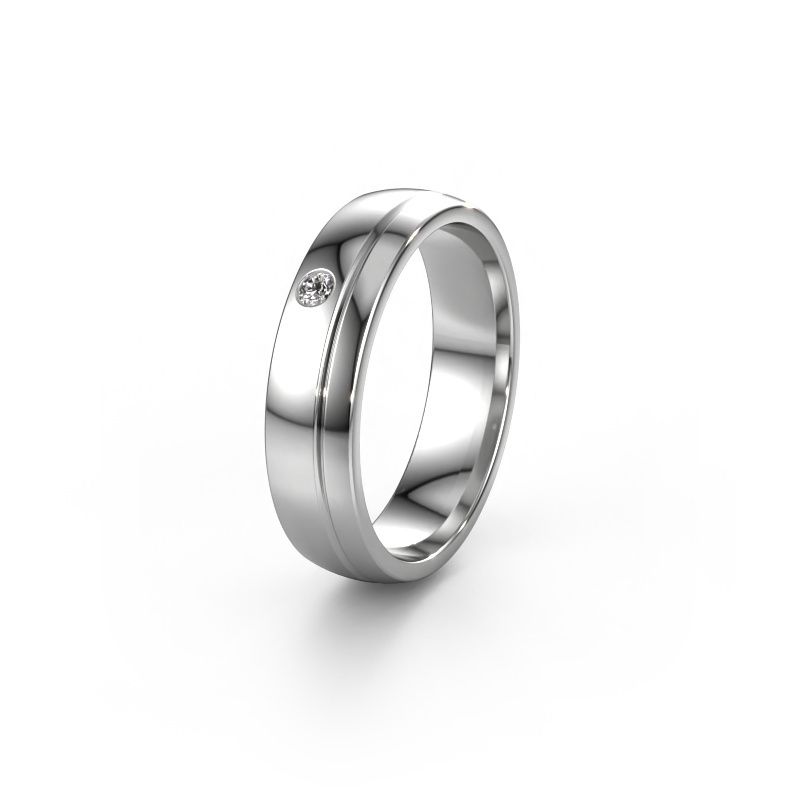 Alliance WH0301L25AP 585 or blanc diamant synthétique ±5 x 1,7 mm