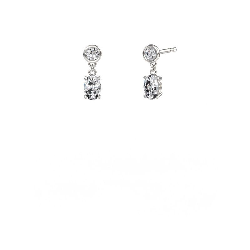 Ohrhänger Lacey OVL 585 Weißgold Diamant 1.00 crt