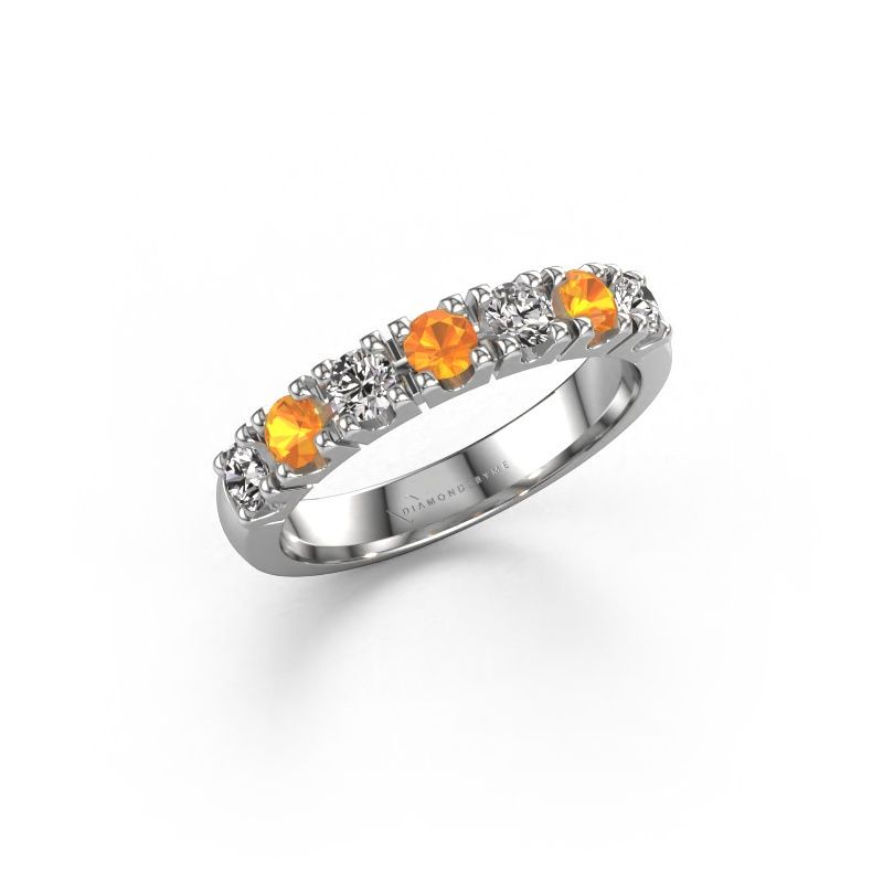 Ring Rianne 7 950 Platin Citrin 3 mm