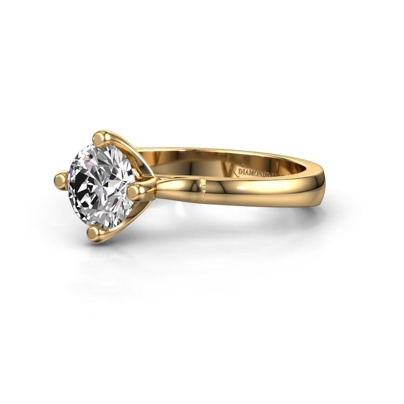 Image de Bague de fiançailles Eva 585 or jaune diamant 1.00 crt