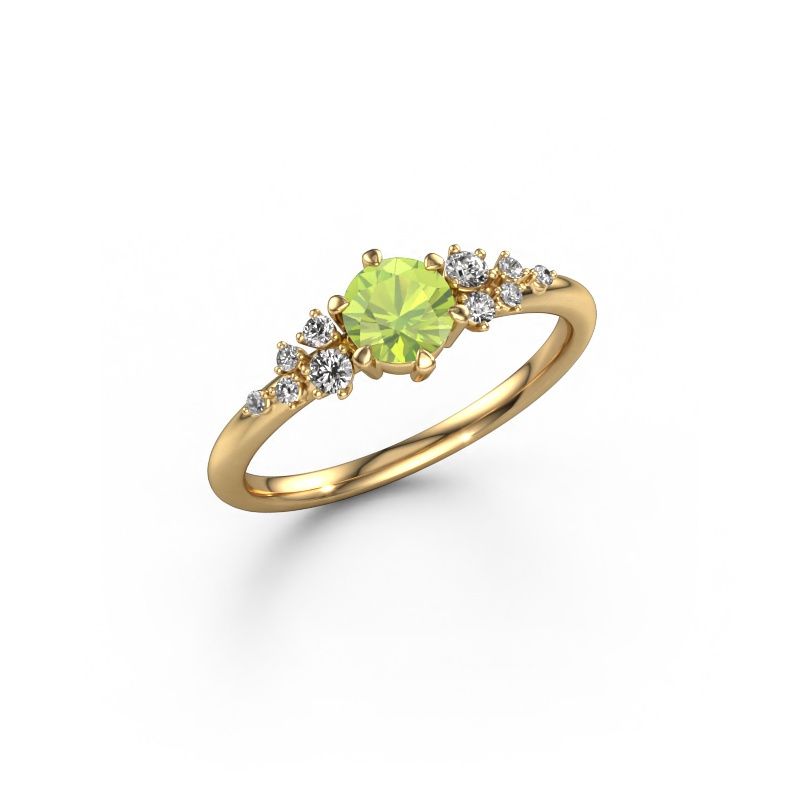 Engagement ring Royce RND 585 gold peridot 5 mm
