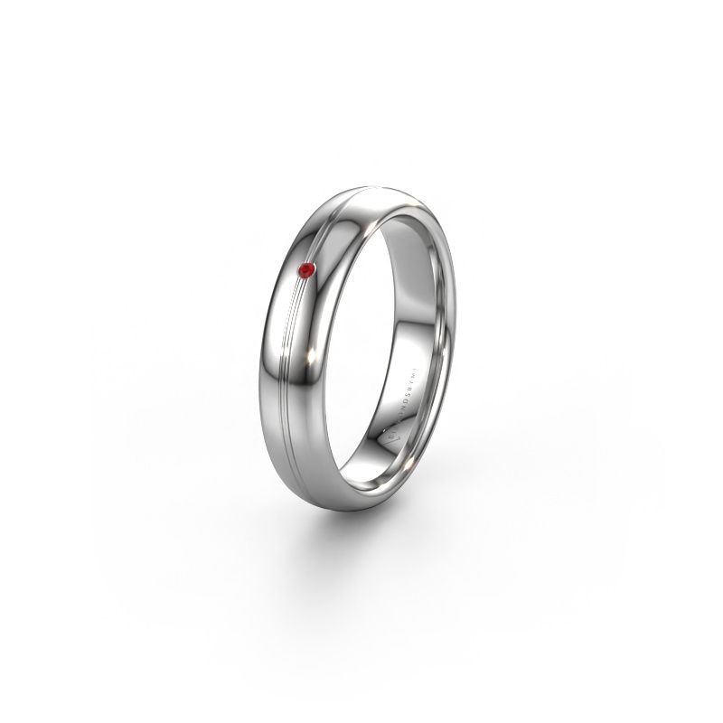 Ehering WH2142L34A 585 Weißgold Rubin ±4x1.7 mm