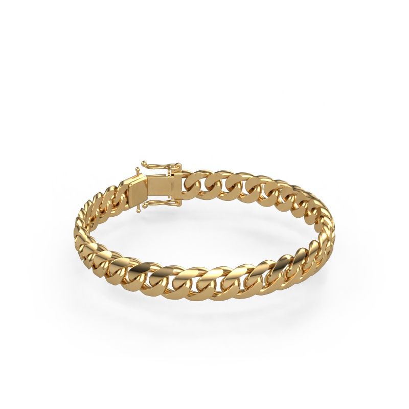 Cuban bracelet ±0.39 in (10 mm) 585 gold