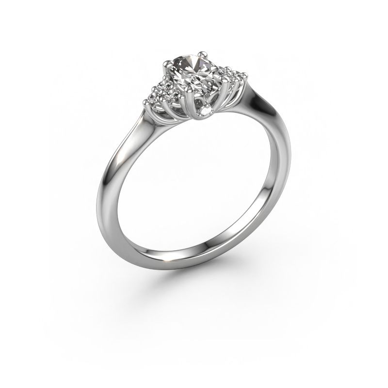 Verlobungsring Felipa OVL 585 Weißgold Diamant 0.933 crt