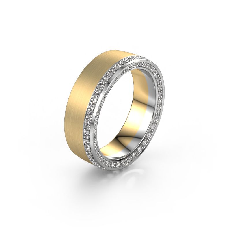 Ehering WH2224L26C8 585 Gold Lab-grown Diamant 0.54 crt ±6,5 x 2,2 mm