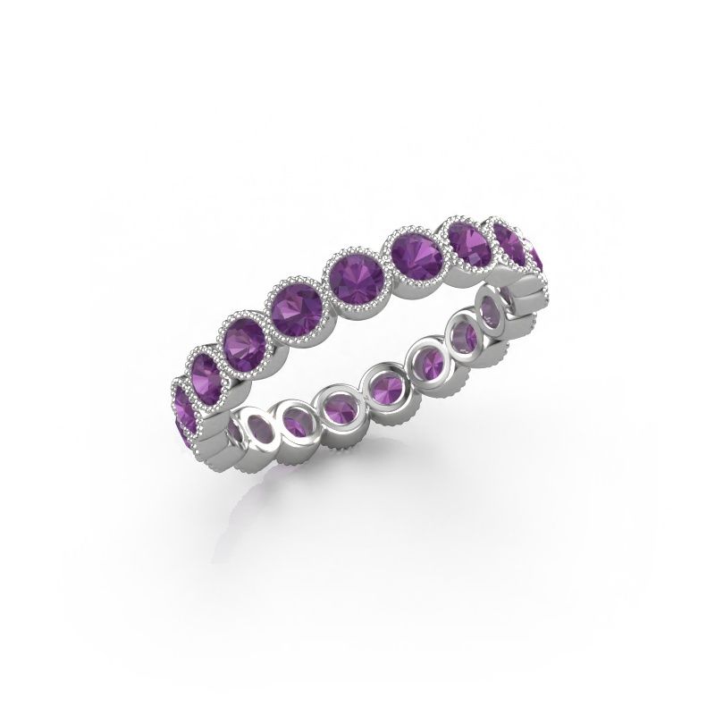 Ring Mariam 0.07 950 platinum amethyst 2.7 mm
