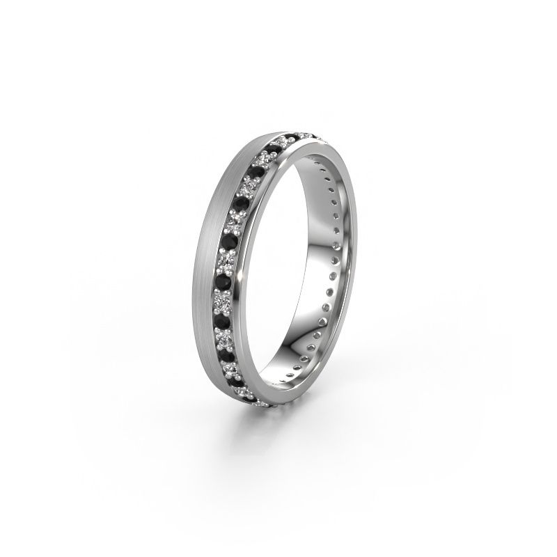 Ehering WH0303L24AM 950 Platin Schwarz Diamant ±4x1.7 mm