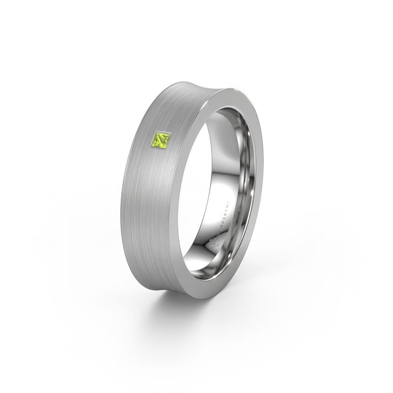 Ehering WH2238L2 585 Weißgold Peridot ±6x2.2 mm