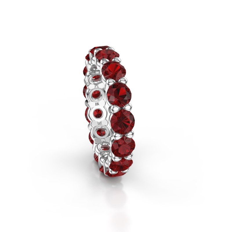 Bild von Ring heddy rnd 4.2<br/>585 Weißgold<br/>Rubin 4.2 mm