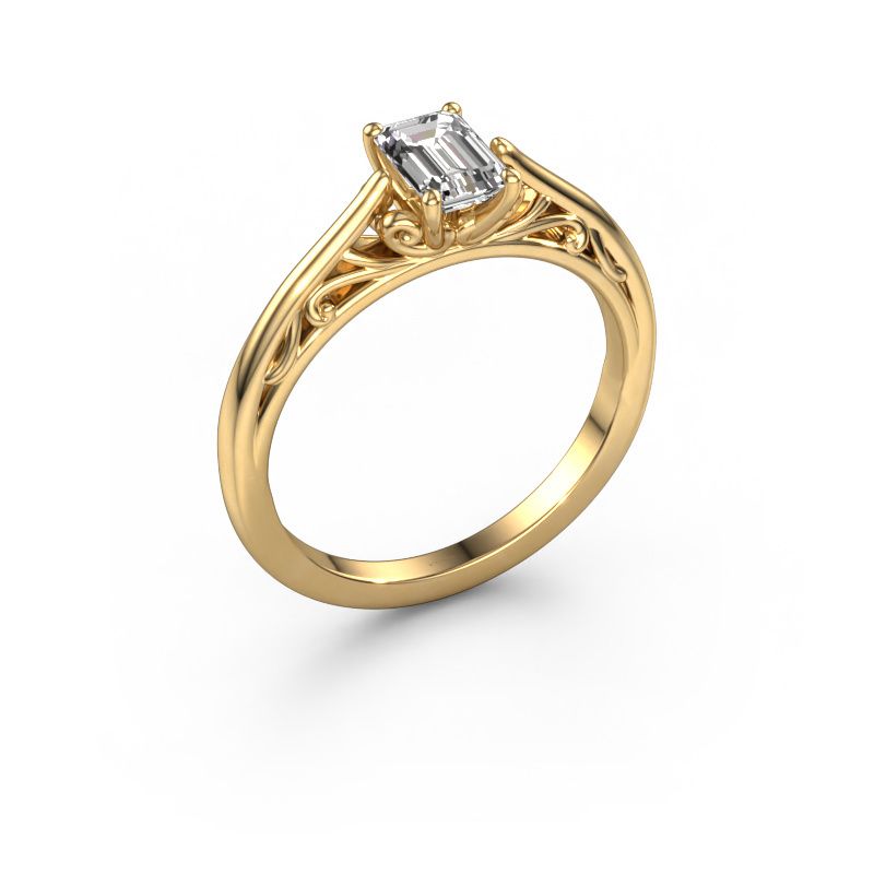Engagement ring Shannon eme 585 gold diamond 0.90 crt