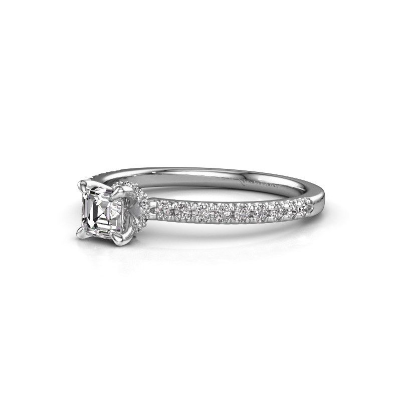 Afbeelding van Verlovingsring Crystal ASSC 4 950 platina diamant 0.58 crt