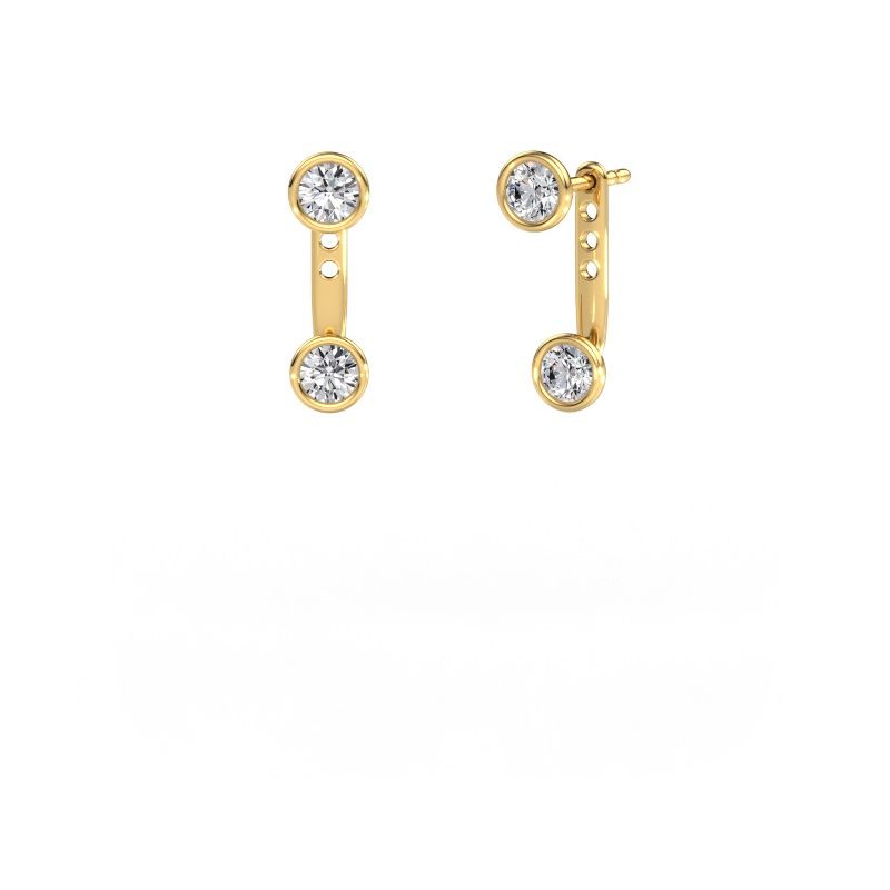 Ohrringe Halle 585 Gold Diamant 1.00 crt