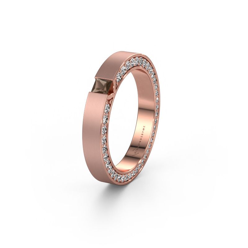 Ehering WH2140L14B 585 Roségold Rauchquarz ±3,5x2 mm