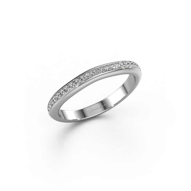 Bague superposable SRH0561C20H4B 585 or blanc diamant 0.173 crt